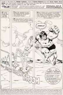 Sal Buscema Incredible Hulk #245 Page 1 Original Art (Marvel, 1980).... | Heritage