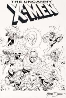 Mike Zeck - X-Men Illustration Original Art (Marvel, c. 1990s)....