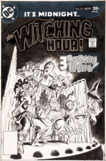 Luis Dominguez The Witching Hour #74 Cover Original Art (DC, 1977)....