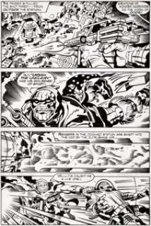  - Jack Kirby and Mike Thibodeaux Captain Victory and the Galactic Rangers #8 Story Page 16 Original Art (Pacific Com...