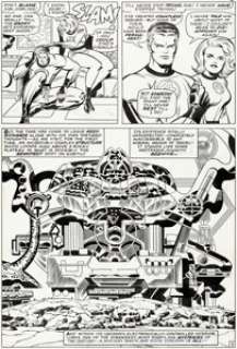 Jack Kirby and Joe Sinnott Fantastic Four #66 Story Page 3 Original Art (Marvel, 1967).... | Heritage