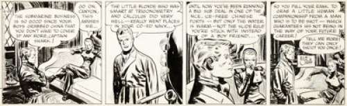 Milton Caniff Steve Canyon Original de la bande quotidienne du 28 décembre 1949 (Sun and Times Company, 1949).... | Heritage