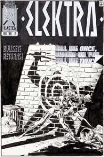 Mike Deodato Jr Elektra #2 Cover Original Art (Marvel, 1996).... | Heritage