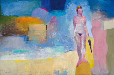  - Enrique Breccia (1945), Femme avec parapluie