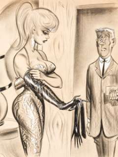 Bill Ward Laugh Riot June-1963 Single Panel Gag Cartoon Illustration Original Art (Humorama, 1963).... | Heritage