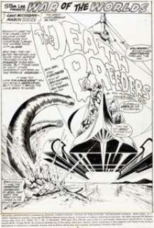 P. Craig Russell and Jack Abel Amazing Adventures #27 Killraven Splash Page 1 Original Art (Marvel, 1974). -