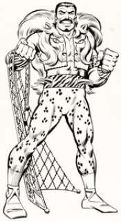 John Romita Sr. and Joe Rubinstein The Official Handbook of the Marvel Universe #7 Kraven the Hunter -