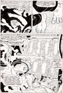 Jack Kirby, Werner Roth, and Dick Ayers X-Men #16 Story Page 15 Original Art (1966). The X-Men are plunged -