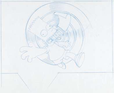 Bill Morrison The Simpson‘s: Bart‘s Nightmare for Super NES Box Cover Original Art Group of 2 (Sculptured -