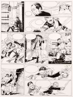 Christian Denayer et Jean Van Hamme Wayne Shelton Son Altesse Honesty #9 Planche 41 (Dargaud, 2010). -