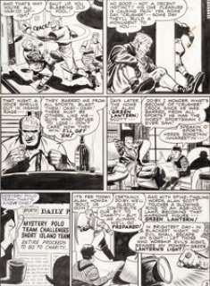 Irwin Hasen and John Belfi - All-American Comics #85 Story Page 11 Original Art (DC, 1947).