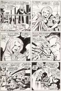 Jack Kirby And Joe Sinnott | Fantastic Four #83 Story Page 11 Original Art (Marvel, 1969). | Heritage