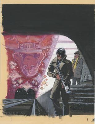 Jean-Claude Mézières | Valérian et Laureline, couverture Intégrale T4 | Galerie 9ème Art