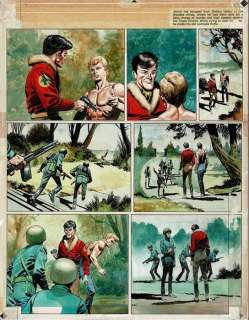 Don Lawrence | Don Lawrence - Originele pagina (p.7) Trigië - De onzichtbare veroordeelde - (1969) | Catawiki