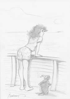 Bosschaert, Jan | Bosschaert, Jan - Originele schetstekening - Cover - Sam - Integraal 3 - (2018) | Catawiki