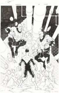 Ottley, Ryan - Ryan Ottley Invincible #36 Cover Original Art (Image, 2006)....