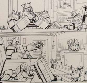 Transformers Shattered Glass, Issue #2 , Page #16. Blaster, Cassettes and Soundwave. | Unreal Books