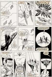 Vosburg, Mike - Mike Vosburg and Jon D‘Agostino G.I. Joe, A Real American Hero #17 Story Page 17 Original Art (Marvel, 1983)....