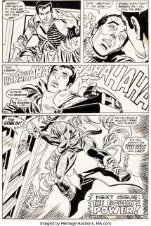 Kane, Gil - Gil Kane and Frank Giacoia Amazing Spider-Man #97 Green Goblin Story Page 20 Original Art (Marvel, 1971)....