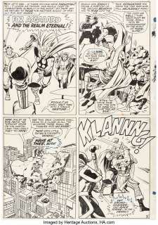 Kirby, Jack | Jack Kirby and Vince Colletta Thor #144 Story Page 6 Original Art (Marvel, 1967).... | Heritage