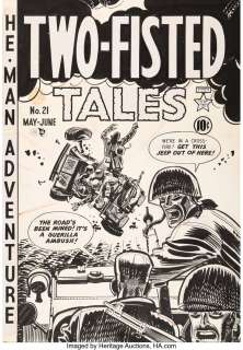 Kurtzman, Harvey - Harvey Kurtzman Two-Fisted Tales #21 Cover Original Art (EC, 1951)....