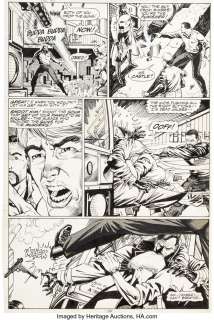 Potts, Carl - Carl Potts and Jim Lee The Punisher War Journal #2 Story Page 23 Original Art (Marvel, 1988)....