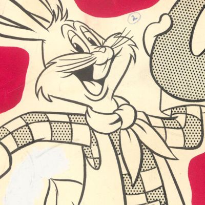 Strobl- Bugs Bunny , Original Coloring Book Art | Russ Cochran