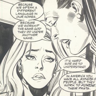 Giordano-Black Canary #18 p.11 | Russ Cochran