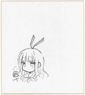 Yuiko Atsumi Hand-Drawn Shikishi "Slow Start" | Mandarake (Big Web)
