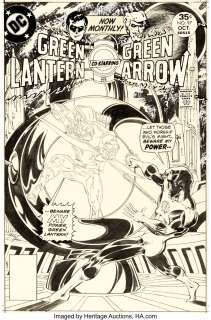 Grell, Mike | Mike Grell Green Lantern / Green Arrow #97 Cover Original Art (DC, 1977).... | Heritage