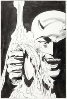 Olliffe, Pat - Pat Olliffe and Al Williamson Spider-Girl #12 Cover Darkdevil Original Art (Marvel, 1999)....