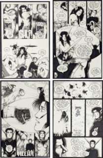 Unidentified Alternative Art Comic Artist - Drew Hayes and Ben Hasen Poison Elves #71 Complete 20-Page Story "Down By The Sea" Original Art (SIRIUS Entertainm... (Total: 20 Original Art)