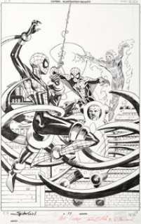 Olliffe, Pat - Pat Olliffe and Al Williamson Spider-Girl #11 Cover Original Art (Marvel, 1999)....