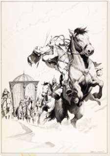 Bolton, John - John Bolton Epic Illustrated #10 Story Pages 1-3 Original Art (Marvel, 1982).... (Total: 3 Original Art)