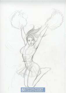 Frank Cho - Baltimore Yearbook Cover Pencils By Frank Cho Liberty Meadows