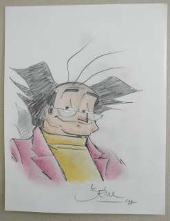 Bédu | Bédu - Dessin original couleurs - Les Psy - (1997) | Catawiki