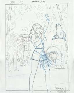 Balcells | Jem and the Holograms #5 - Original cover art by Andres Balcells - (1986) | Catawiki