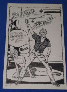 Rapetti | A porte chiuse - 7 x original pages "La Mantenuta " - Page volante - 1987 | Catawiki