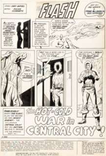 Irv Novick, Dick Giordano, and Frank McLaughlin The Flash #226 Complete 12-Page Story "The Hot-Cold War in Central City" Original Art (DC, 1974). (Total: 12 Original Art)