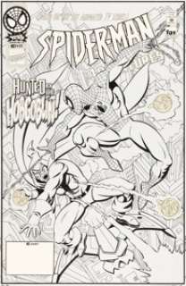 Alex Saviuk and Rob Stull Spider-Man Adventures #11 Cover Original Art (Marvel, 1995).