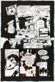 Matt Wagner and Malcolm Jones III Sandman #25 Dead Boy Detectives Story Page 18 Original Art (DC, 1991).