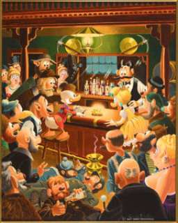 Carl Barks "The Goose Egg Nugget" CB-OIL #30-73 Painting Original Art (1973).