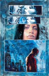 David Mack Daredevil #52 (432) Story Page 3 Original Art (Marvel, 2003).