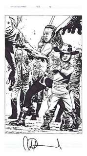 WALKING DEAD Issue #108 Splash Page | ComicConnect