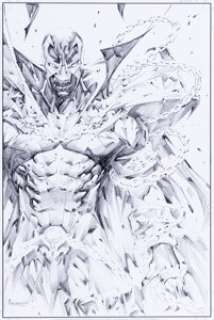 Kael Ngu Spawn #303 Variant Cover Original Art (Image, 2004)