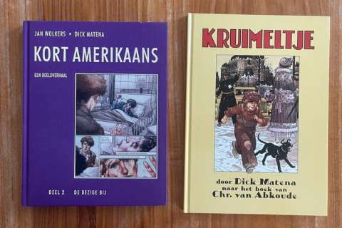 Dick Matena | Dick Matena - Kort Amerikaans Luxe + Kruimeltje - met beide een opdrachttekening - Cartonné - (1989/2007) | Catawiki