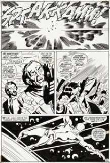 John Buscema and Sal Buscema The Silver Surfer #7 Story Page 32 Original Art (Marvel, 1969). | Heritage