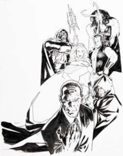 Ryan Sook Wizard: The Comics Magazine #207 "Dark Reign" Cover Original Art (Wizard, 2008).