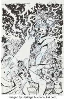 Nick Bradshaw Empyre #2 Variant Cover Original Art (Marvel, 2020).