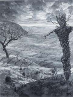 Alayna Danner Magic: The Gathering Plains Illustration Original Artwork (2021). | Heritage